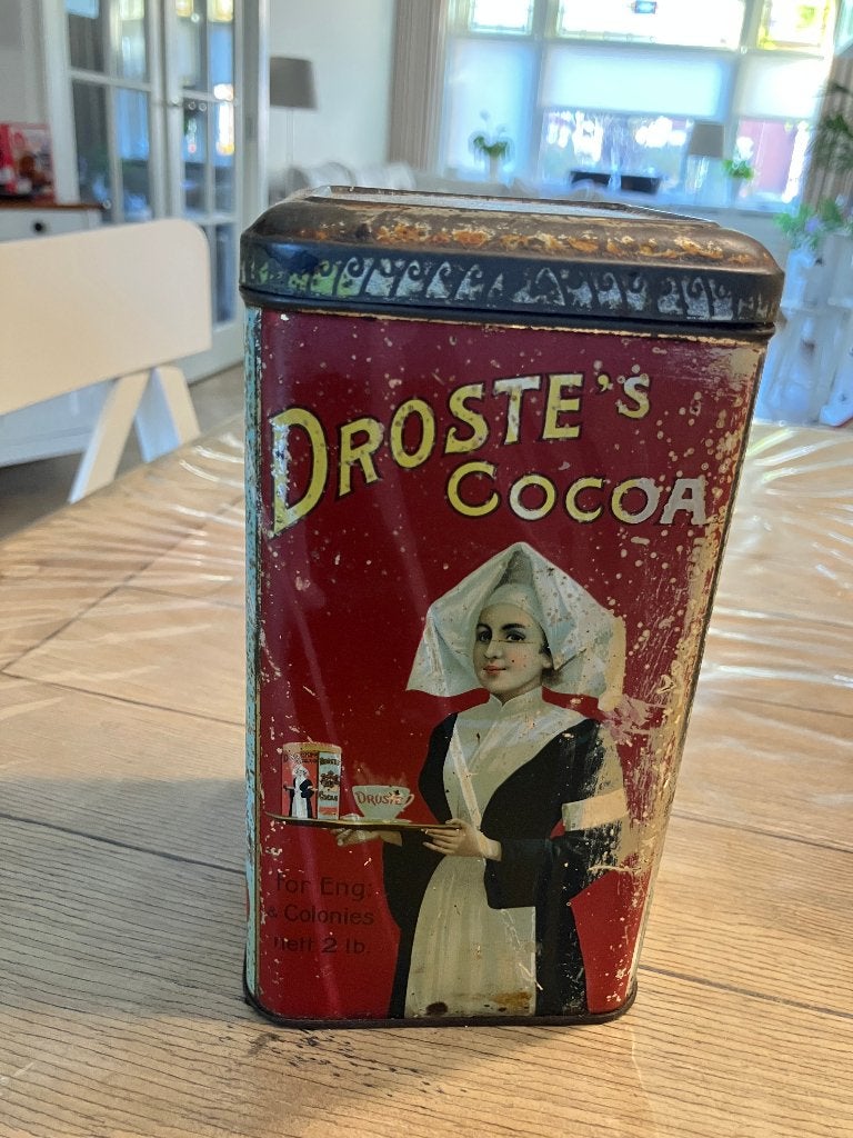 Mooi oud blik van Droste's Cacoa, Verzamelen, Ophalen of Verzenden, Gebruikt, Overige, Droste