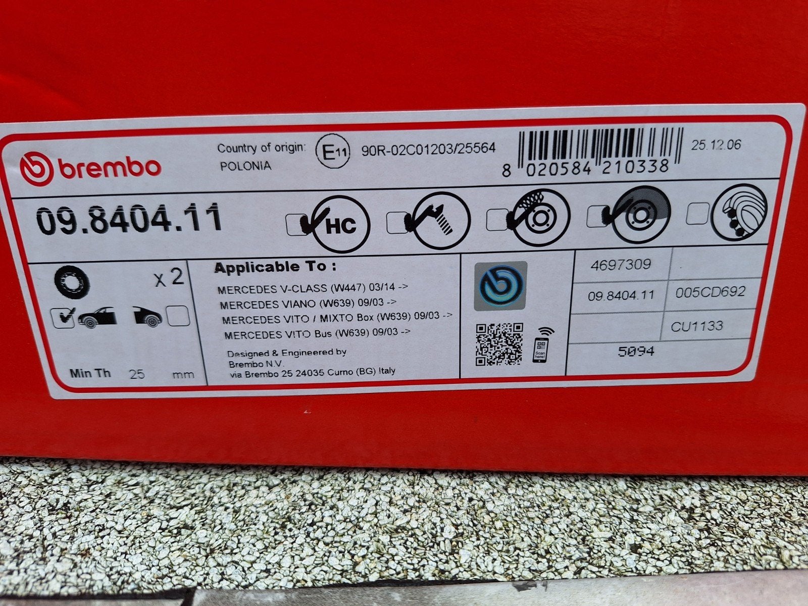Remschijven 300.25mm opzet, Auto-onderdelen, Ophalen of Verzenden, Nieuw, Mercedes-Benz