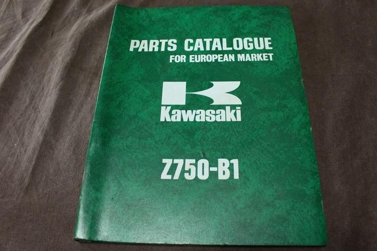 Kawasaki Z750 - B1 1975 / 1976 motorcycle parts catalogue, Ophalen of Verzenden, Kawasaki