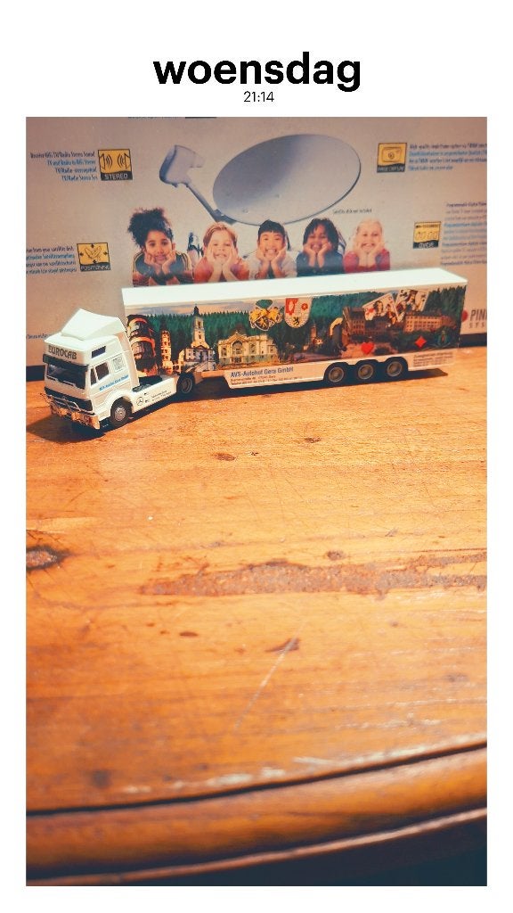Herpa MB NG Gera, Ophalen of Verzenden, Zo goed als nieuw, Bus of Vrachtwagen, Herpa