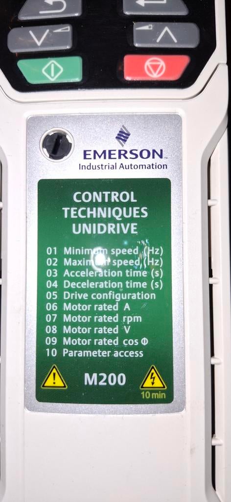 Te Koop een Control Techniques M200 3 kW regelaar in Elburg., Ophalen