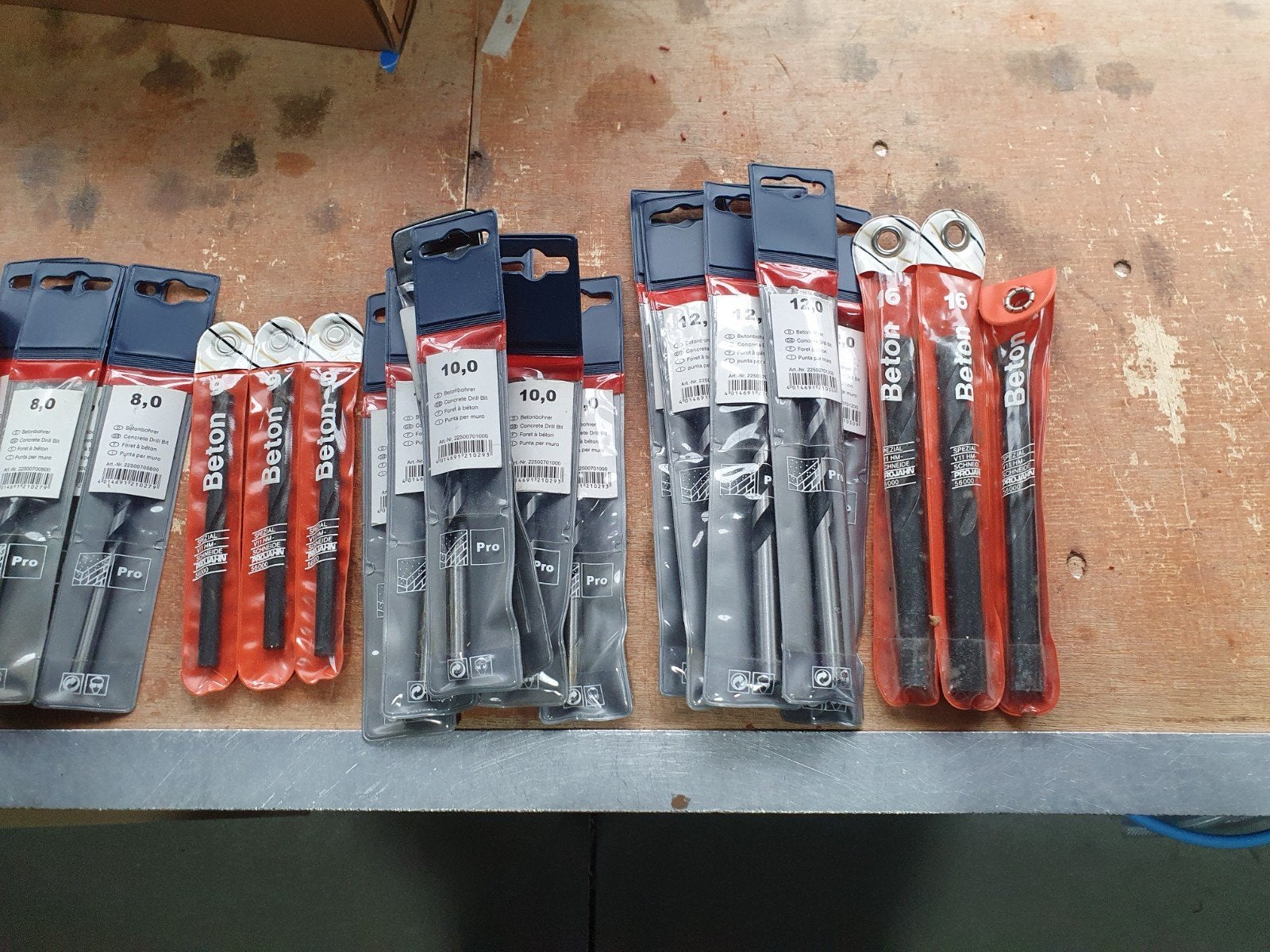 Betonboren set 4-16mm, 38 stuks, Ophalen of Verzenden, Nieuw, Overige typen