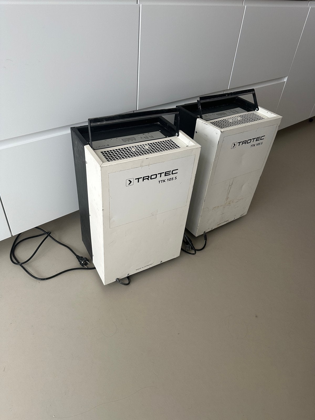 Twee Trotec TTK 105 S Bouwdrogers/Luchtontvochtigers, Ophalen, Gebruikt, Luchtontvochter