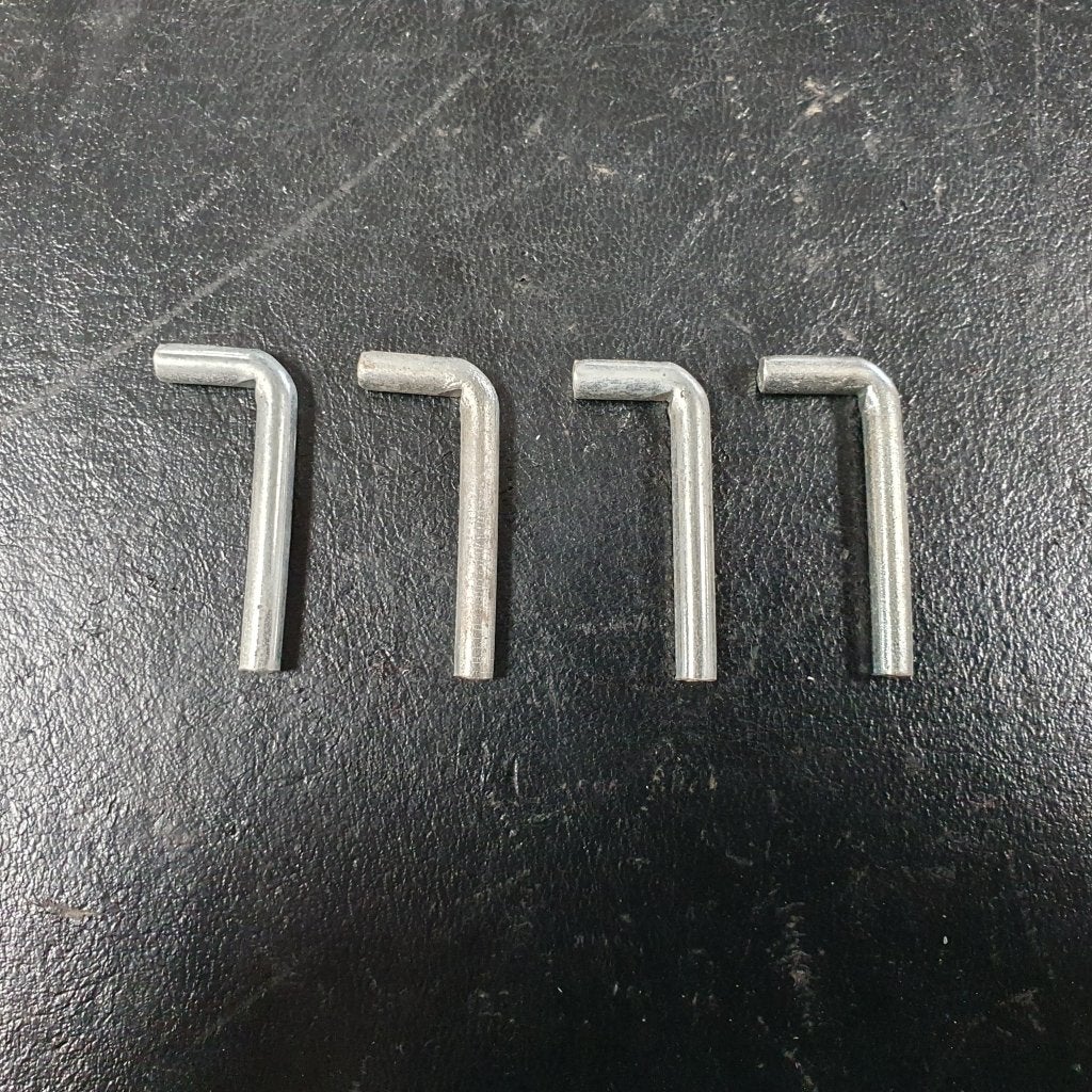 4x Lundia metalen schappendragers, plankendragers, legbordh, Niet ingevuld, Gebruikt, Niet ingevuld, Niet ingevuld