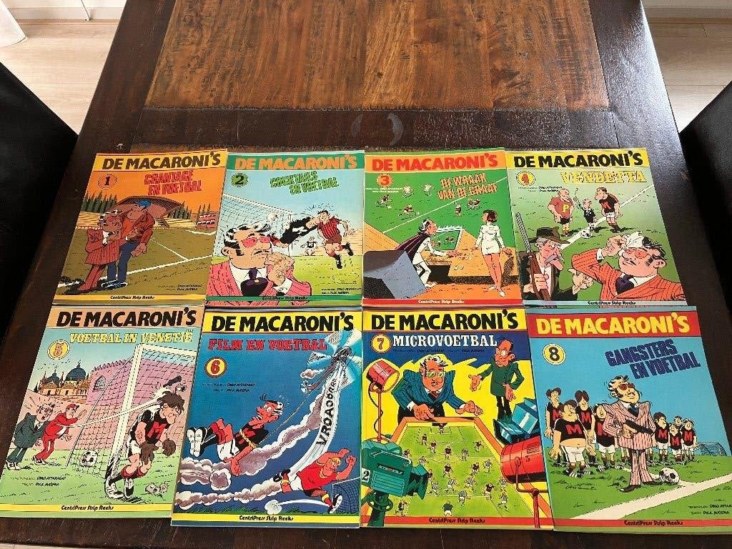 De Macaroni's Complete Serie 1-8 - CentriPress Strip Reeks, Boeken, Strips | Comics, Complete serie of reeks, Europa, Dino Attanasio