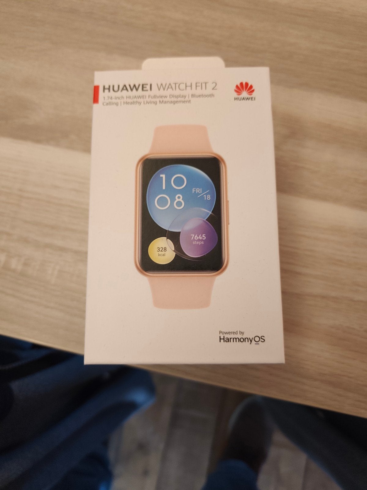 Huawei Watch Fit 2 Sakura Pink met metalen band, Ophalen, Zo goed als nieuw, Roze, Huawei