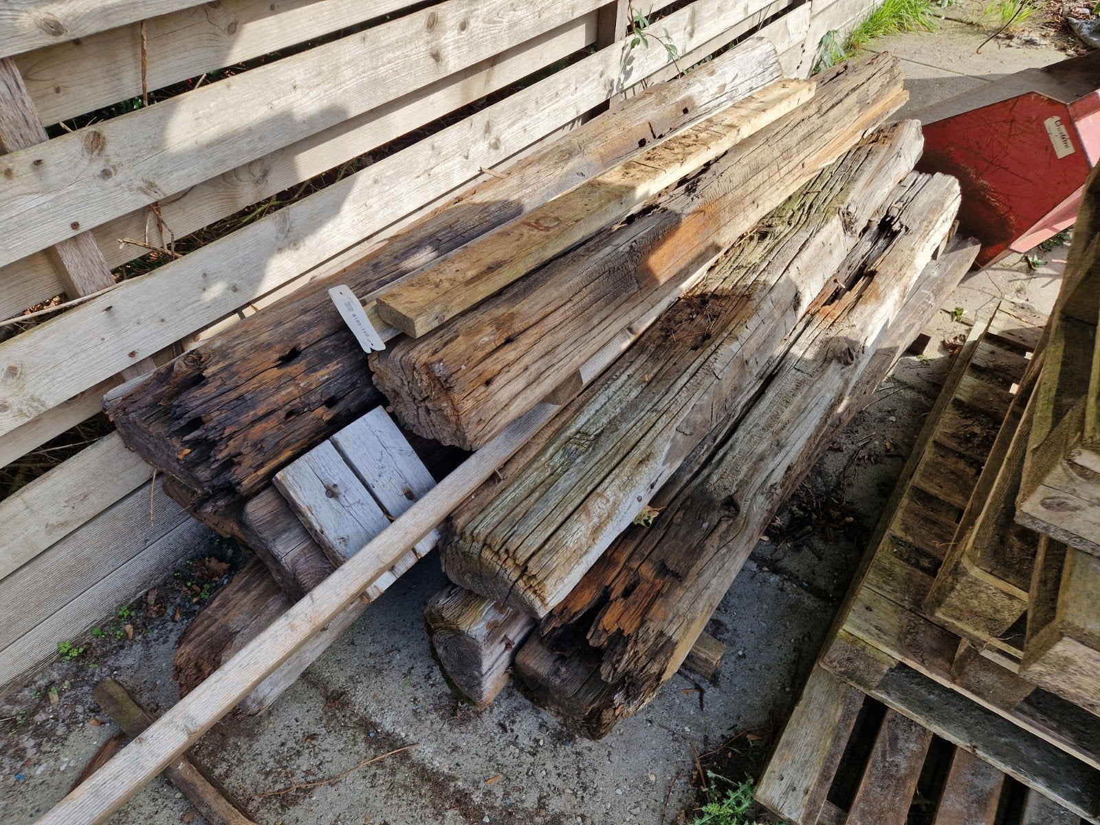 Bielzen, Doe-het-zelf en Verbouw, Gebruikt, 200 tot 250 cm, 50 mm of meer, Balk