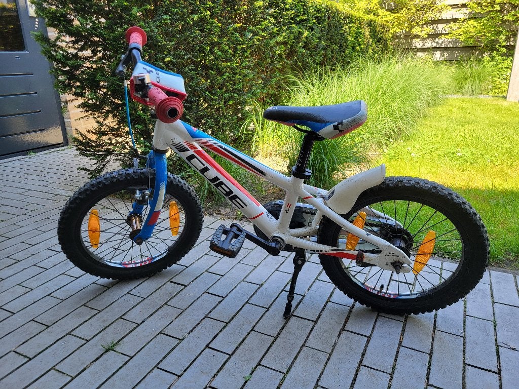 Kinderfiets Cube, Ophalen, Terugtraprem, Gebruikt, Minder dan 16 inch