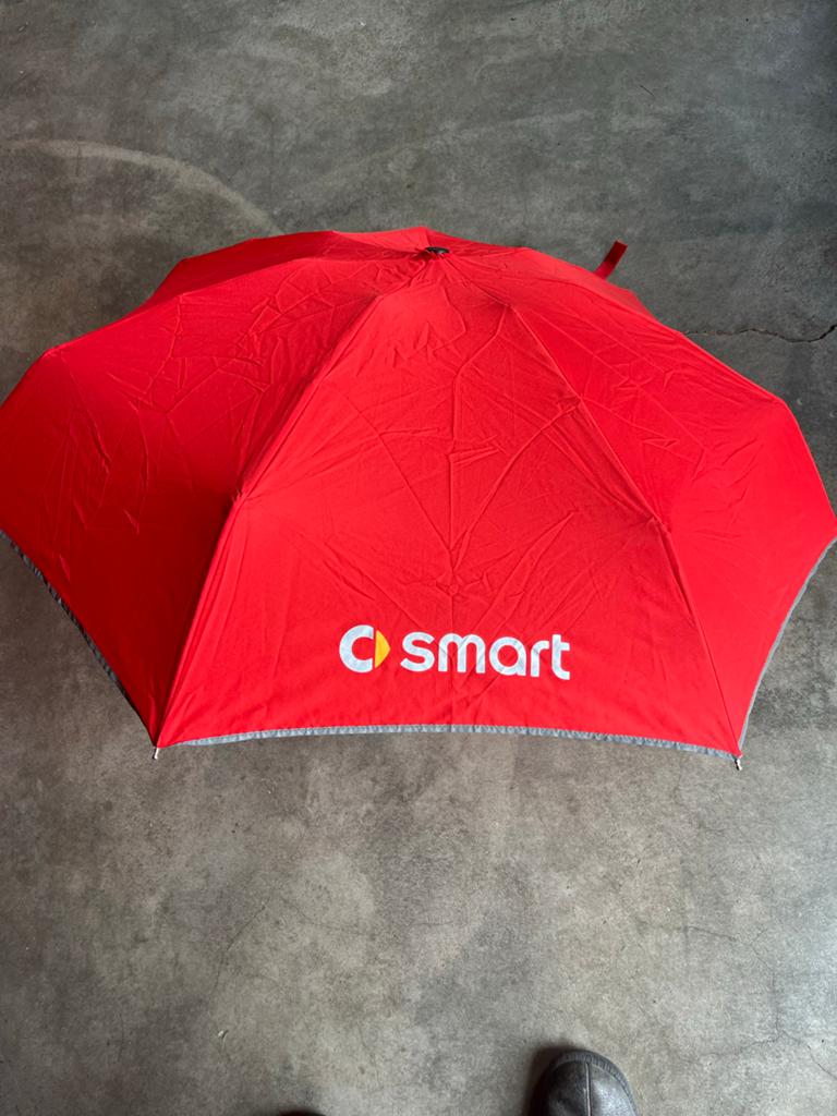 Smart paraplu - Rood, Ophalen of Verzenden, Gebruikt, Rood