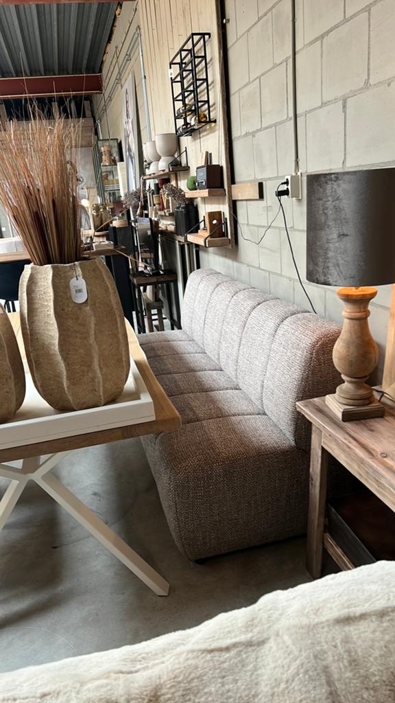 Eetbank Esther 2 meter op voorraad, Ophalen of Verzenden, Nieuw, Overige kleuren, Vijf, Zes of meer stoelen