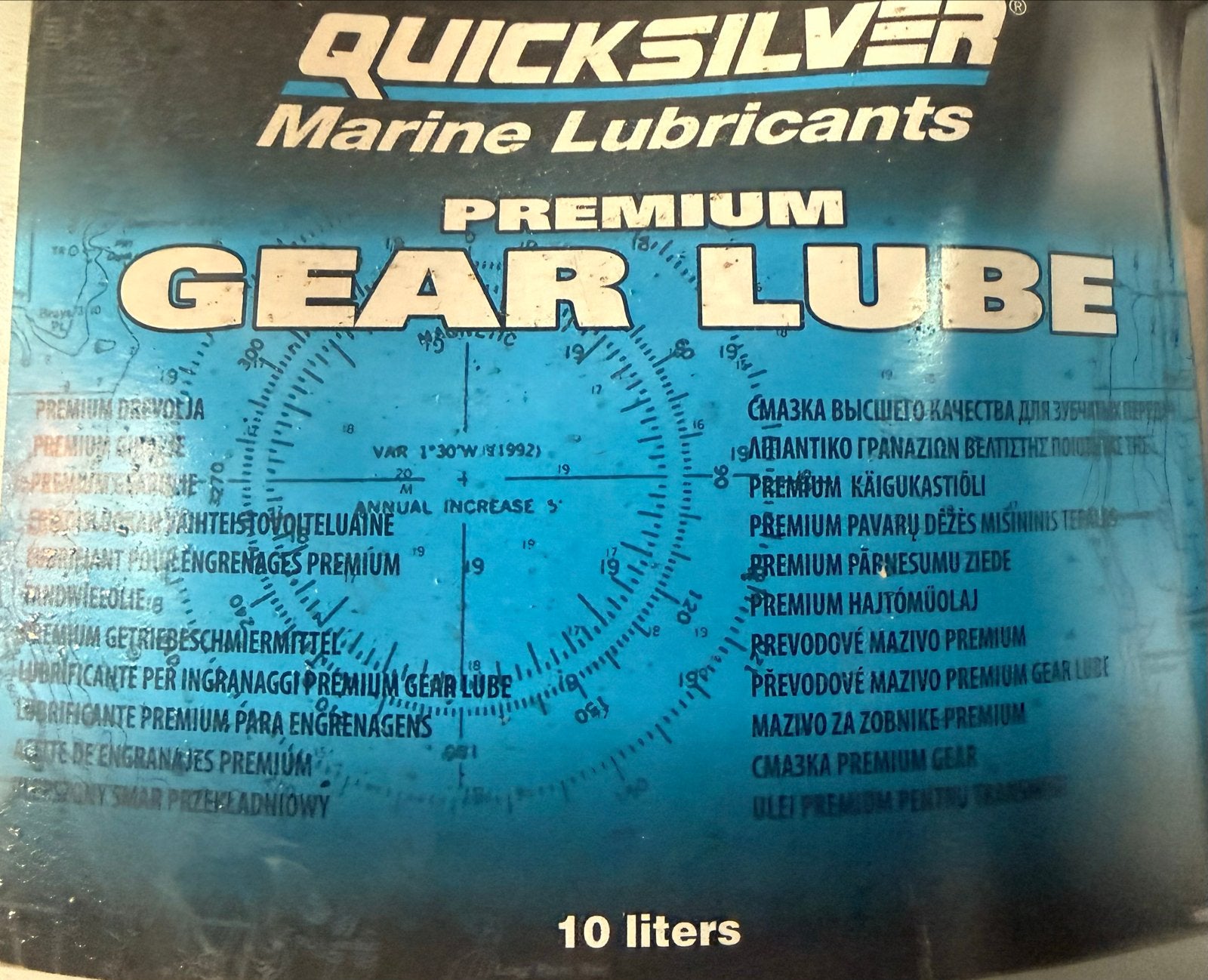 Quicksilver Premium Gear Lube 10L, Watersport en Boten, Ophalen of Verzenden, Nieuw, Motor en Techniek