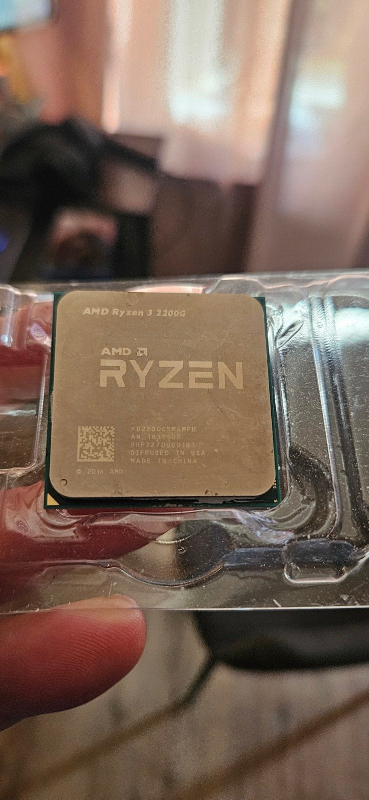AMD Ryzen 3 2200G Processor - Zo goed als nieuw, Computers en Software, 4-core, 3 tot 4 Ghz, AMD Ryzen 3 2200G, Ophalen of Verzenden