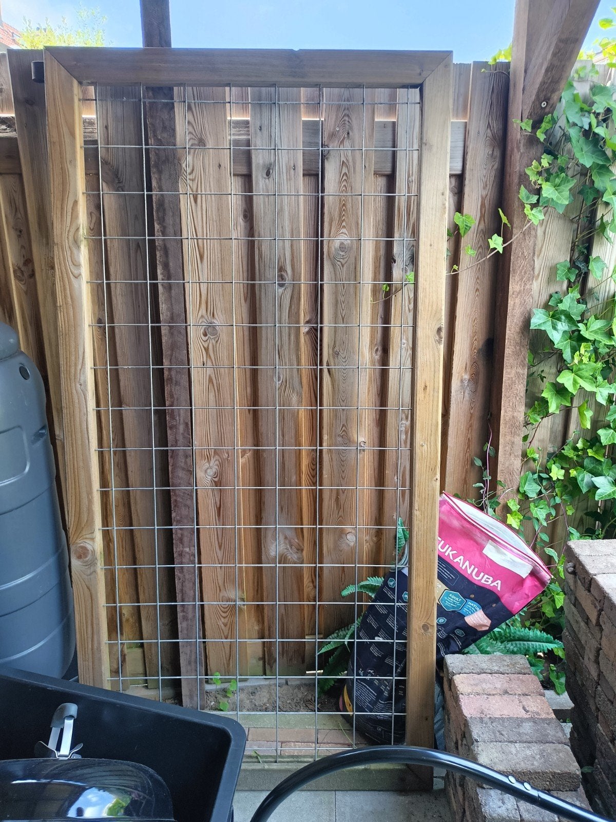 Zo goed als nieuwe tuindeur met raster!, Tuin en Terras, Ophalen, 1 tot 2 meter, Minder dan 3 meter, Zo goed als nieuw