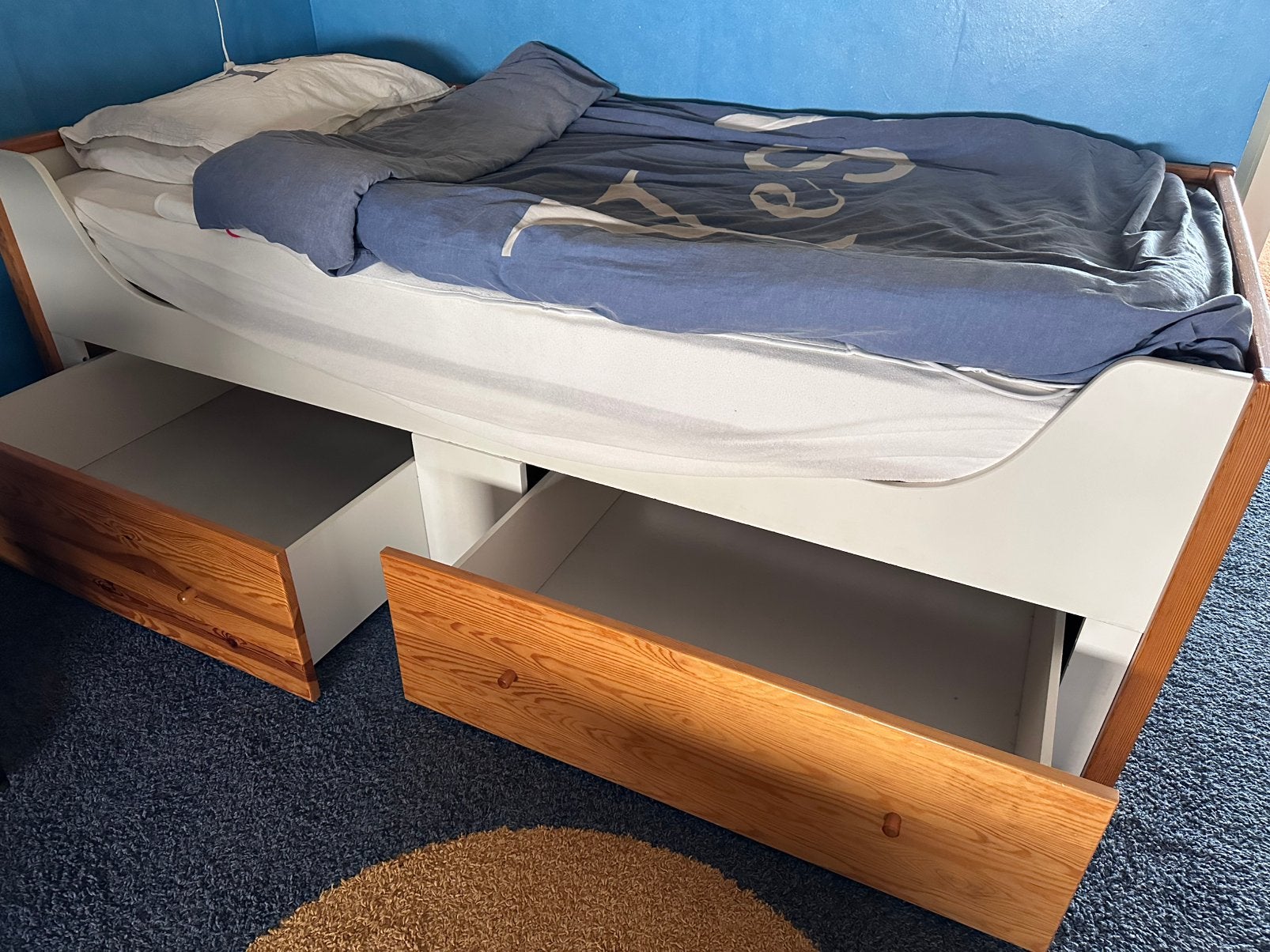 Kinderbed  90x200 cm, 85 tot 100 cm, Zo goed als nieuw, 180 cm of meer, Ophalen