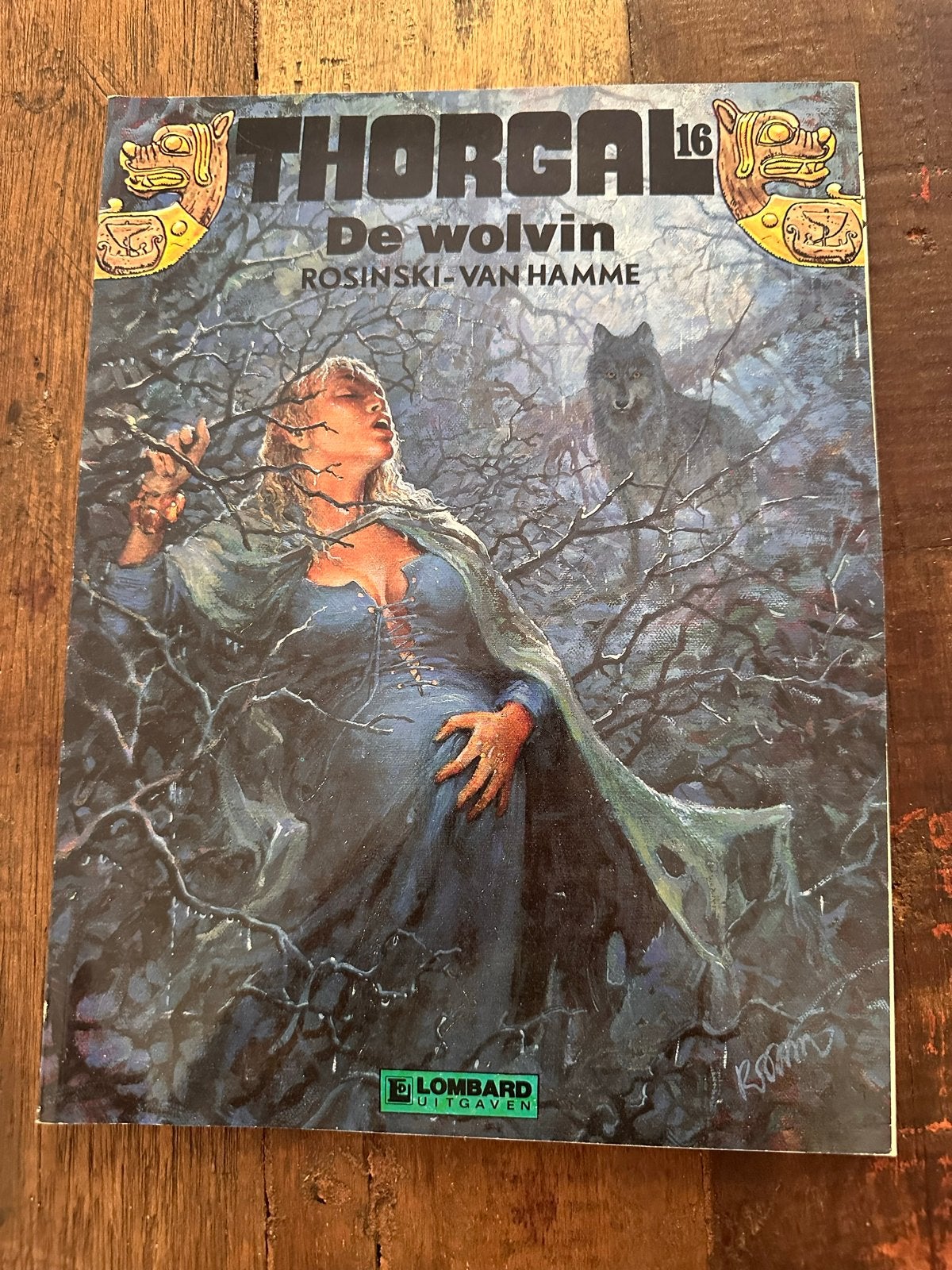Thorgal 16: De Wolvin - Rosinski-Van Hamme Stripboek, Eén stripboek, Ophalen of Verzenden, Gelezen