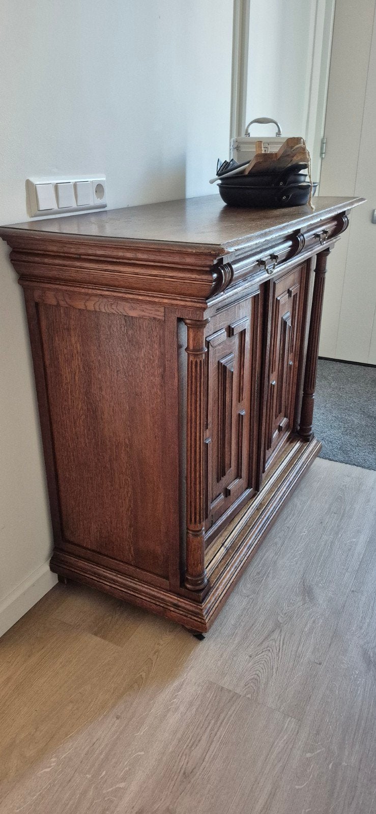 Antiek Eiken Dressoir - Klassieke Stijl, Ophalen
