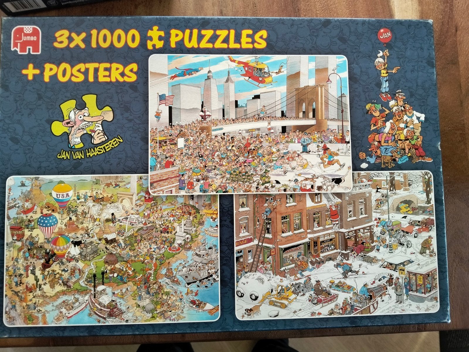 Jan van Haasteren puzzels. Diverse!!, Ophalen, 500 t/m 1500 stukjes, Zo goed als nieuw