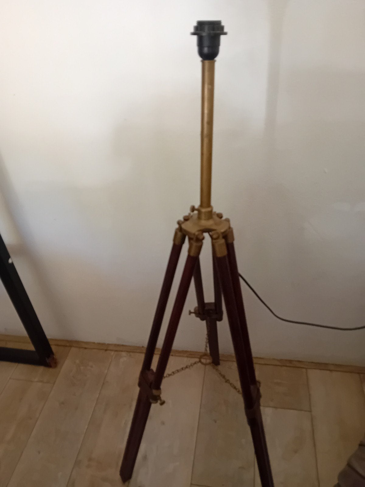 vintage houten statief, Ophalen, Minder dan 100 cm
