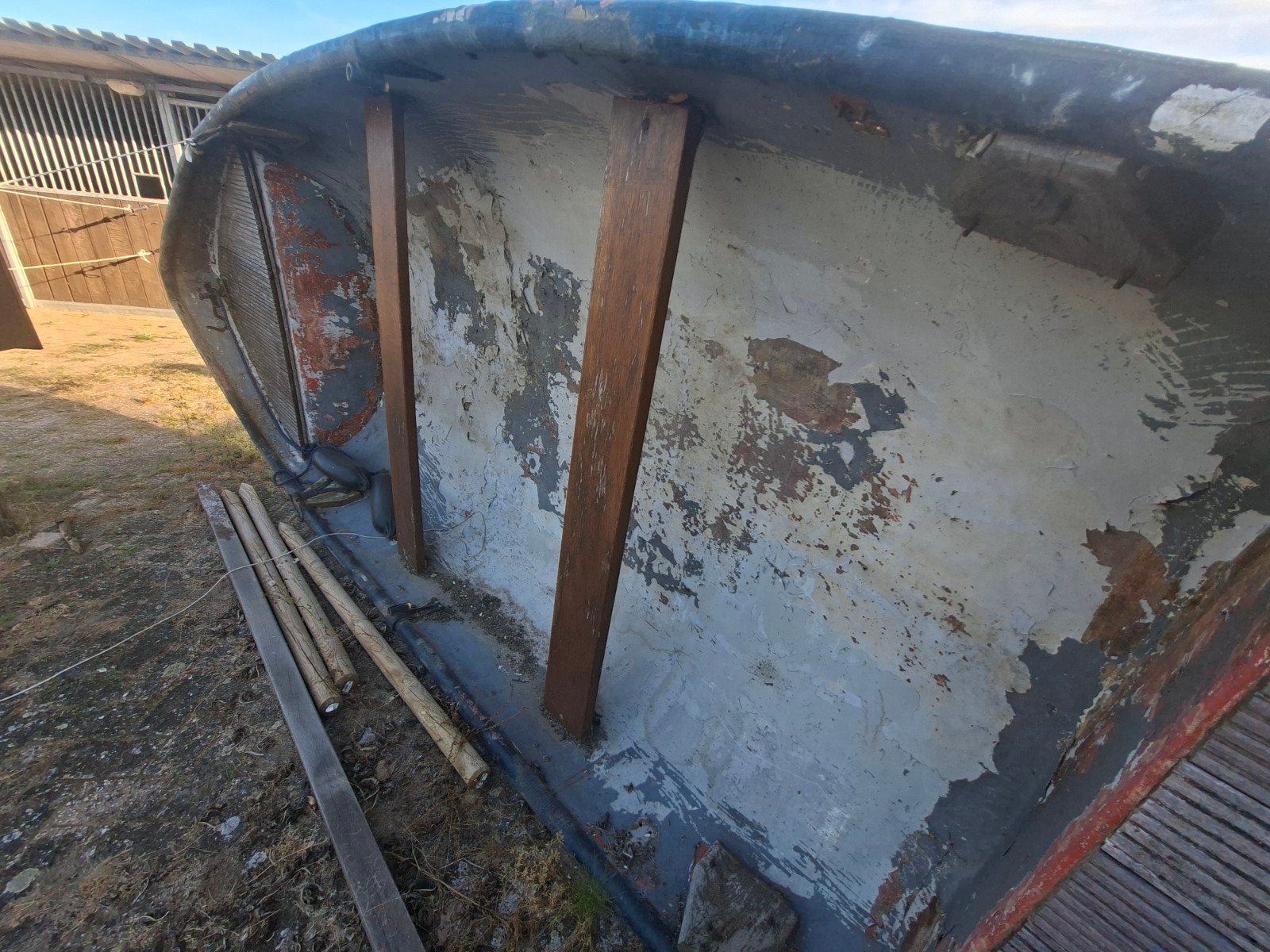 Opknapper boot met Yamaha 5 pk buitenboordmotor, Doe-het-zelf en Verbouw, Motoren, Ophalen of Verzenden, Gebruikt, Benzinemotor