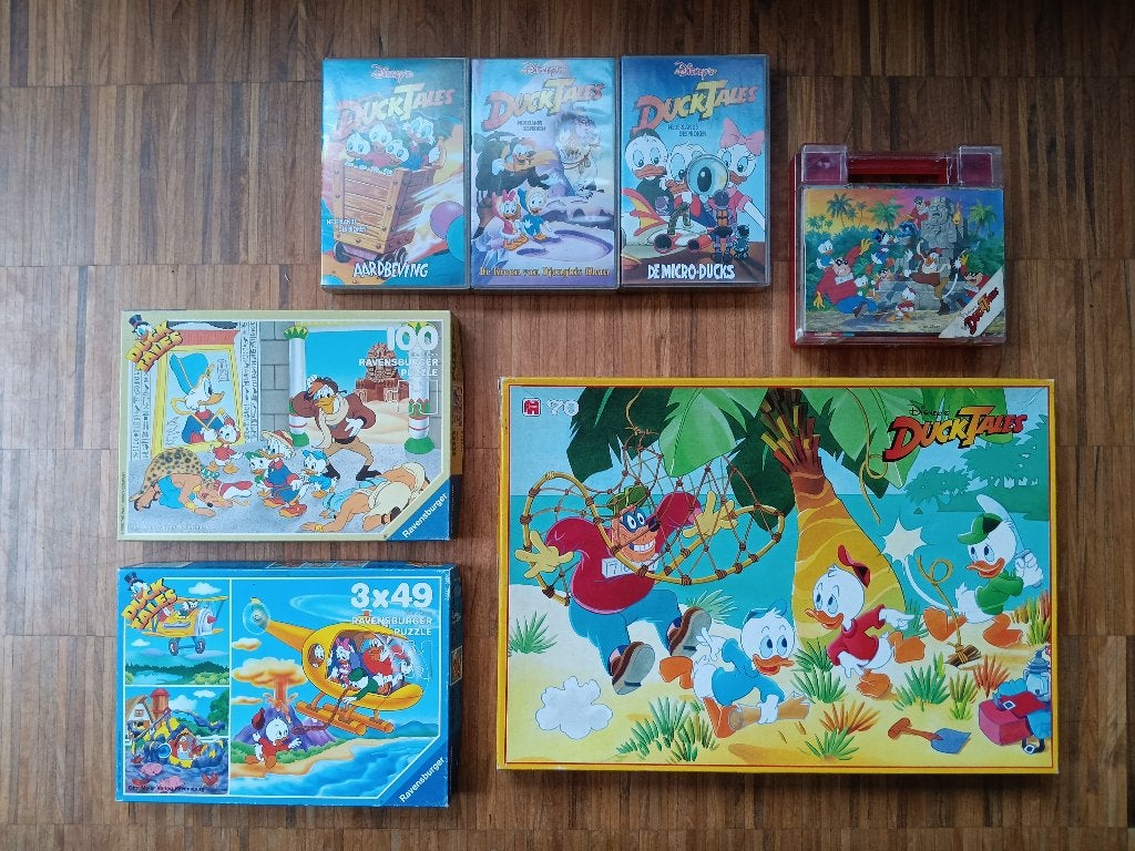 Set Ducktales, jaren 80-90, Verzamelen, Ophalen of Verzenden, Zo goed als nieuw