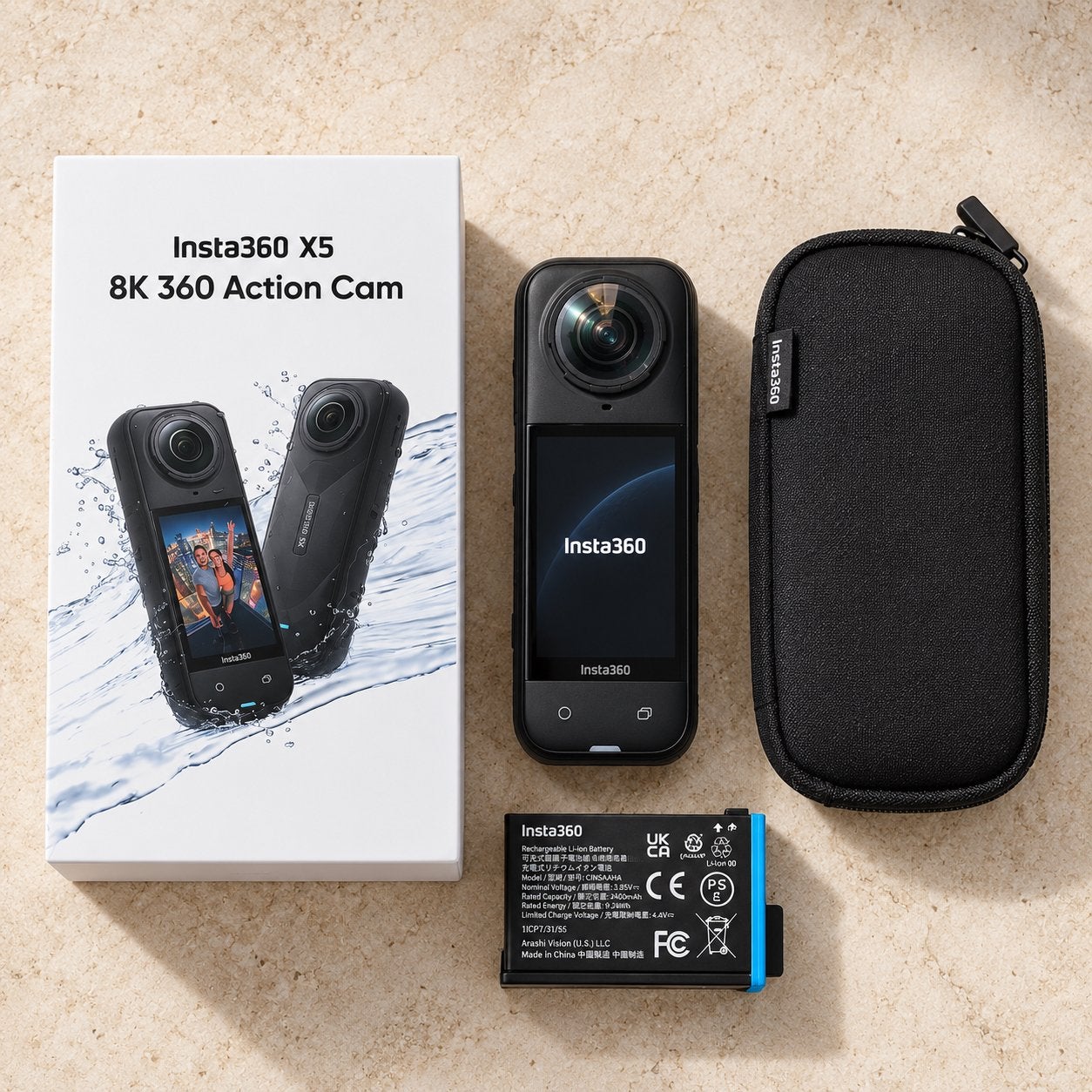 Gloednieuwe Insta360 X5 8K 360 Action Cam, Audio, Tv en Foto, Ophalen of Verzenden, Nieuw, Overige merken
