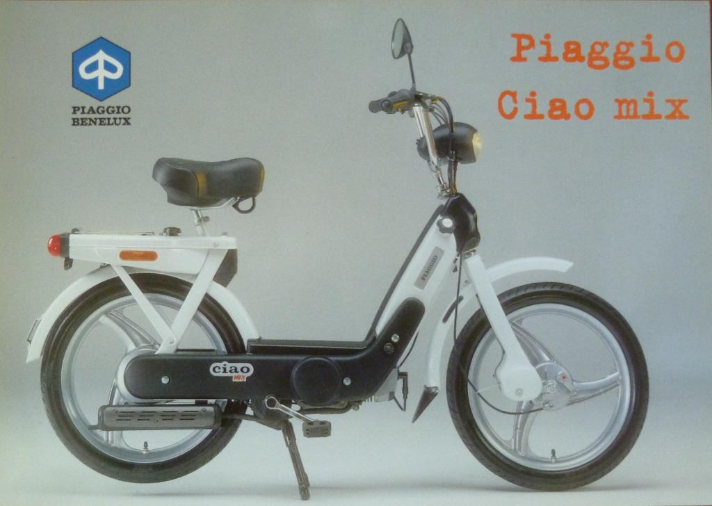 Folder PIAGGIO VESPA Ciao Mix 1990, Ophalen of Verzenden, Nieuw