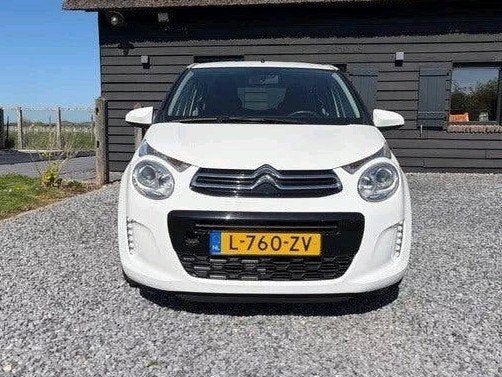 Citroën C1 1.0 VTi 72PK S&S 5D 2021 Wit Incl Btw Nap Camera, Auto's, USB, 4 stoelen, C1, Wit