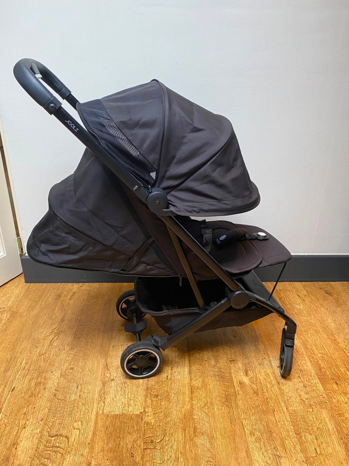 Joolz Aer+ Space Black Buggy + veel accessoires, Ophalen, Zo goed als nieuw, Overige merken, Verstelbare rugleuning