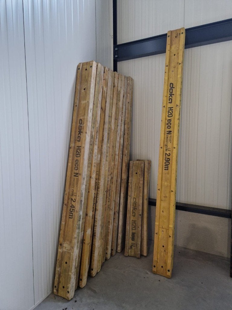 Doka H20 Top N / Eco N ondersteuningsbalken te koop, Doe-het-zelf en Verbouw, Hout en Planken, Ophalen, Zo goed als nieuw, 200 tot 250 cm