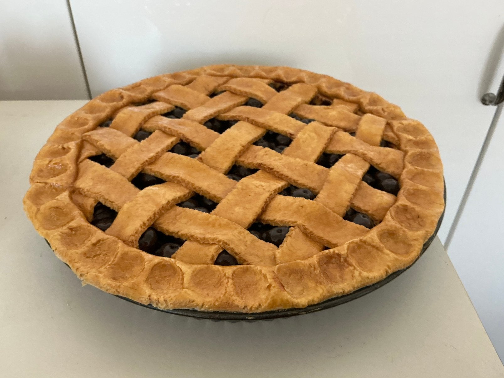 Mooie sier bessen vlaai., Ophalen, Nieuw