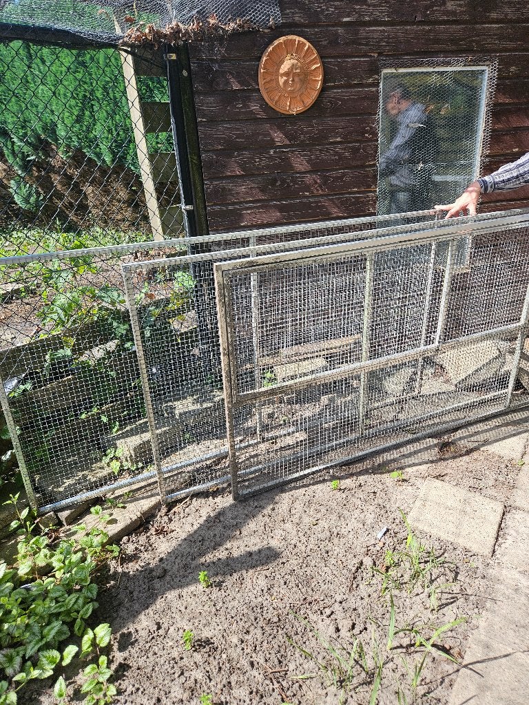 3 VOLIERE PANELEN ., Ophalen, Aluminium, Volière