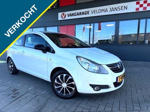 Opel Corsa VERKOCHT! 1.4-16V + AIRCO (bj 2010), Auto's, Euro 5, Stof, 1398 cc, 4 cilinders