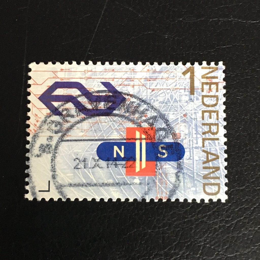 3374 Nederland 2014 NVPH 3227 Logo's NS - gestempeld, Postzegels en Munten, Ophalen of Verzenden, Na 1940, Gestempeld