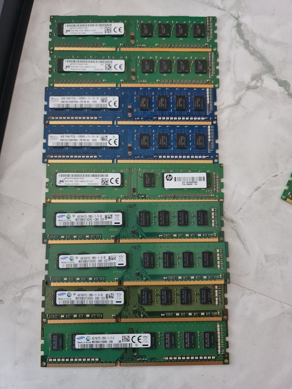9x 4GB DDR3 geheugen 7.50 euro per stuk, Computers en Software, Ophalen, Zo goed als nieuw, DDR3, Desktop