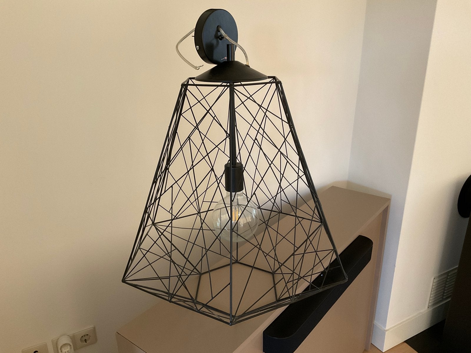 Hanglamp "Polspotten", Huis en Inrichting, Ophalen, 50 tot 75 cm, Zo goed als nieuw, Polspotten