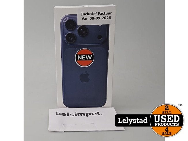 iPhone 17 Pro 256GB Deep Blue | Nieuw met Factuur, Telecommunicatie, Apple, Nieuw, Support@apple.com, One Apple Park Way
Cupertino, CA 95014
United States