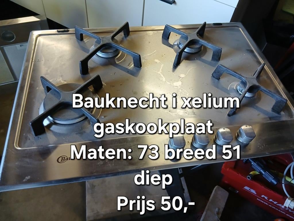 Gaskookplaten te koop van A merken, Ophalen, Gebruikt, Energieklasse A of zuiniger, Inbouw