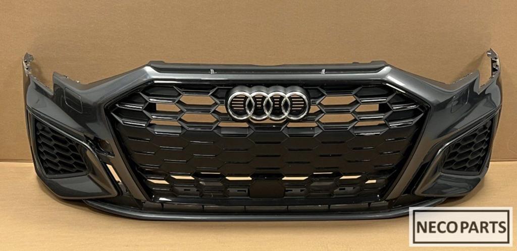 AUDI A3 8Y S LINE BUMPER VOORBUMPER LZ7S ALLES LEVERBAAR !!!, Gebruikt, -, -, Bumper