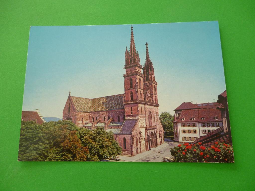 ansichtkaart Basel Zwitserland Das Munster, Ophalen of Verzenden, 1980 tot heden, Ongelopen, Overig Europa