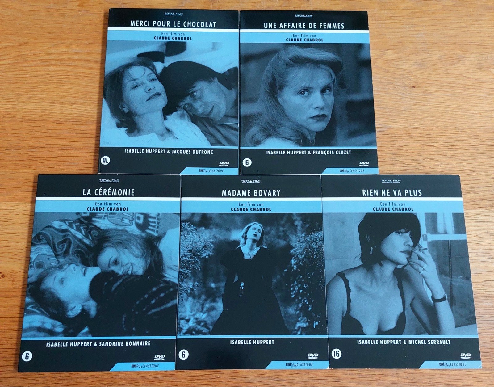 Claude Chabrol Collectie - 5 films met Isabelle Huppert, Cd's en Dvd's, Dvd's | Filmhuis, Verzenden, Zo goed als nieuw