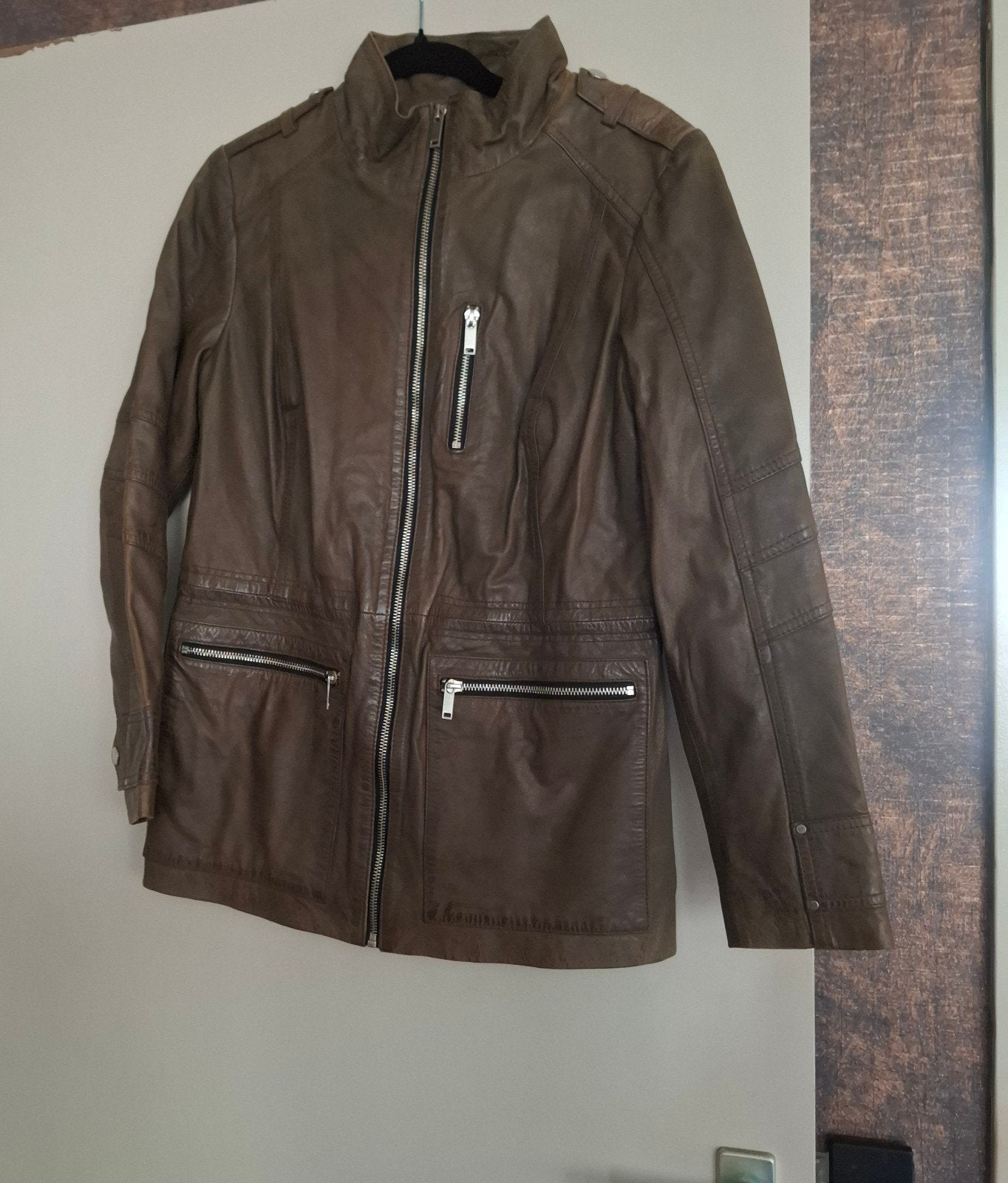 Leren jas van Mint Velvet, Bruin, Nieuw, Mint Velvet, Ophalen