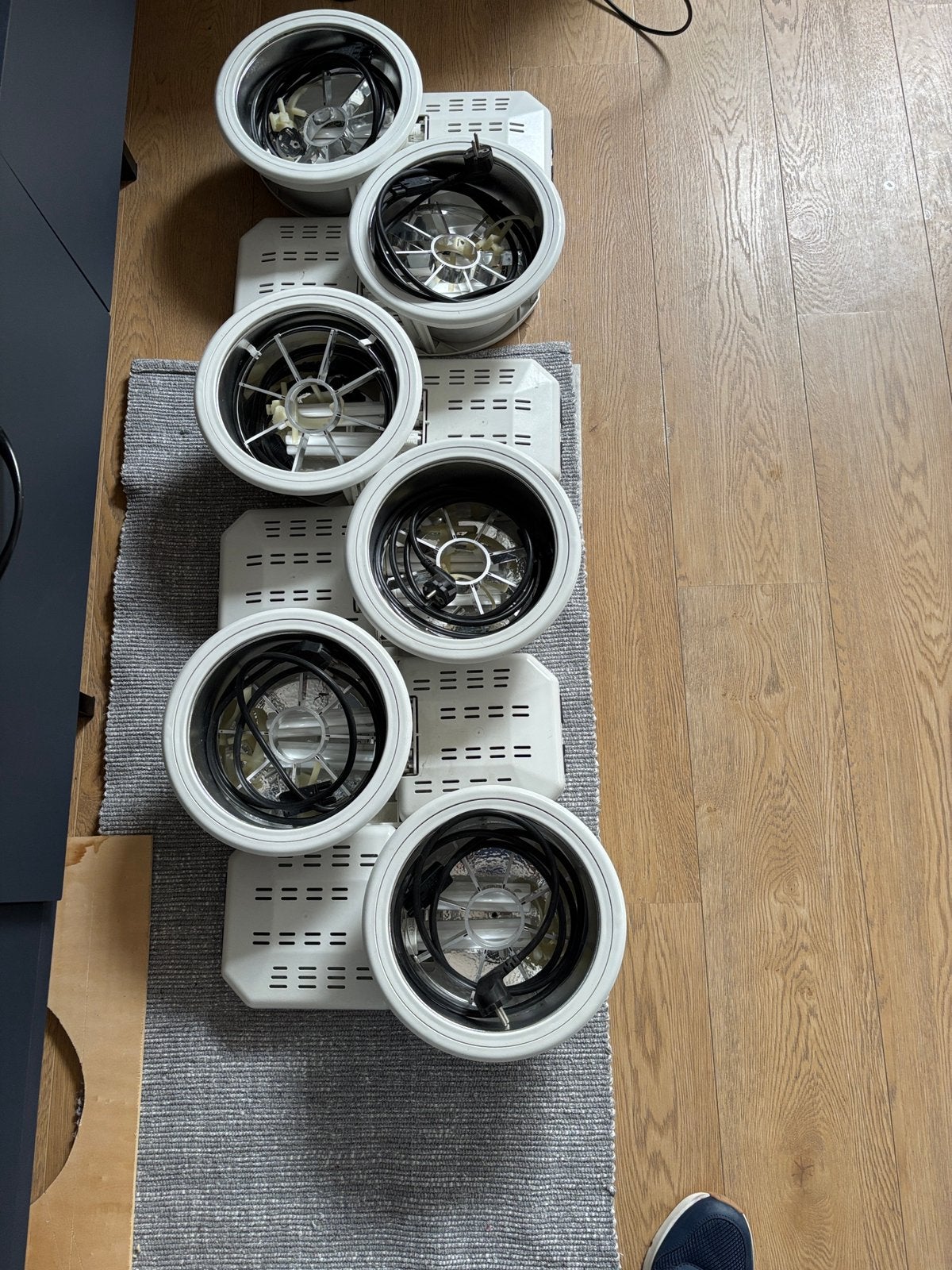 Inbouwlampen compleet, Huis en Inrichting, Lampen | Spots, Kunststof, Gebruikt, GU10, Overige merken