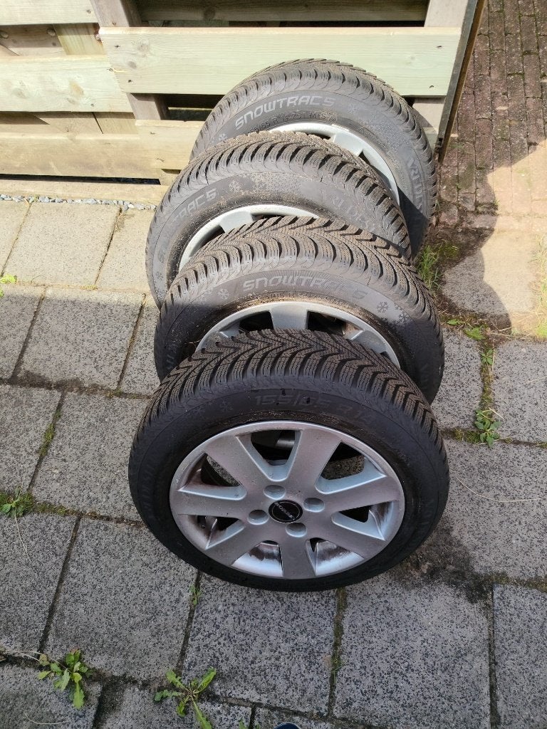 Toyota Aygo Winterbanden (4x100)  (39) bandenmaat 155/ 65R14, Auto-onderdelen, Banden en Velgen, Ophalen, 14 inch, Gebruikt, 155 mm