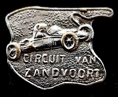 Circuit van Zandvoort speld- zilverkleur, Verzenden, Nieuw, Sport, Speldje of Pin
