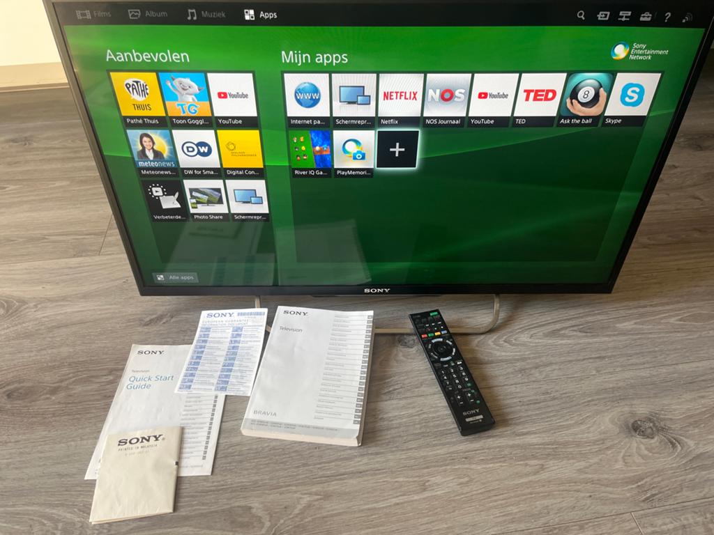Sony Bravia KDL-32W705B Full HD Smart TV, Ophalen, LED, 50 Hz, Zo goed als nieuw