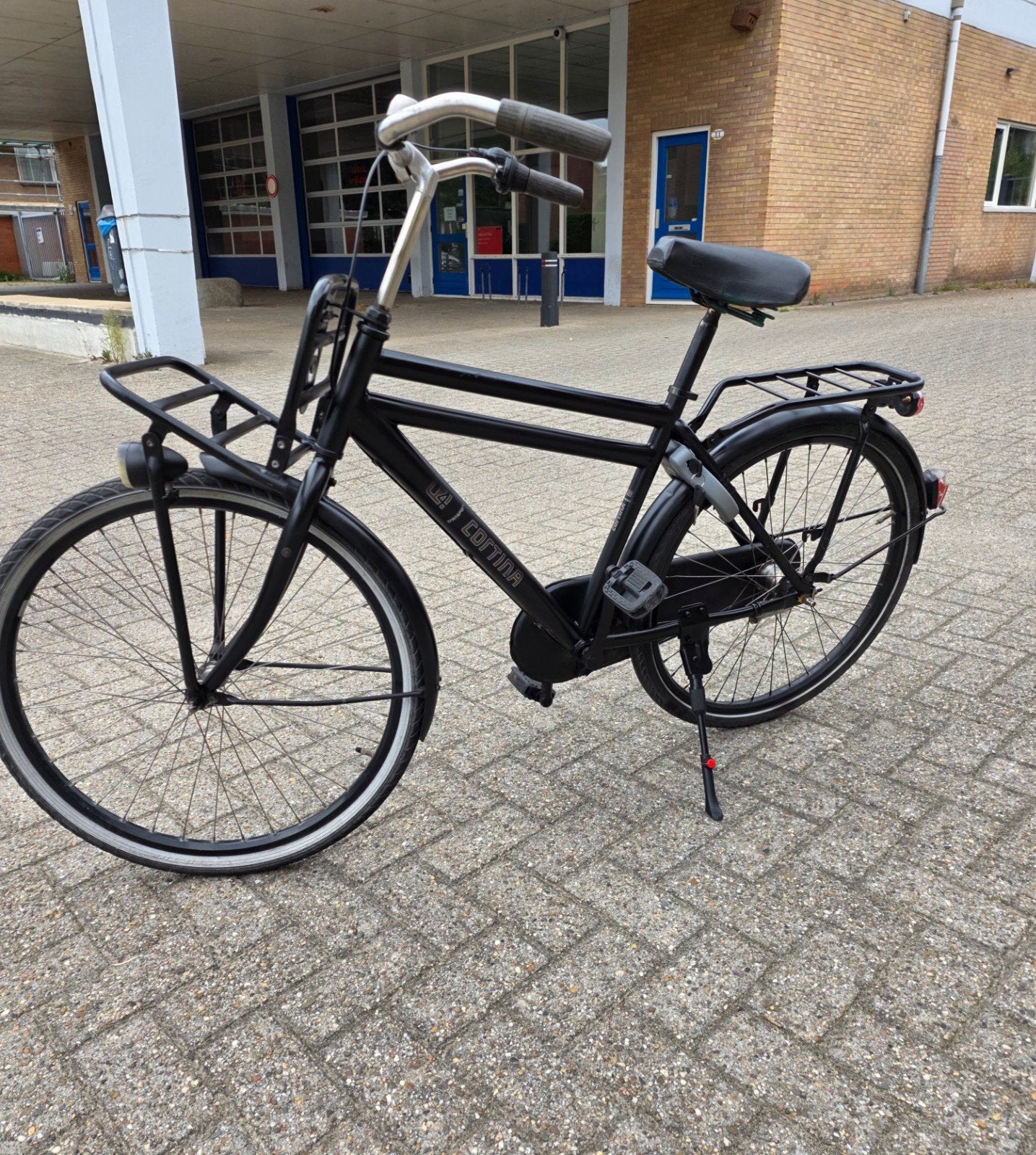 Cortina U4 Transportfiets - Zwart, 3 versnellingen, Overige merken, Gebruikt, Versnellingen, Ophalen of Verzenden