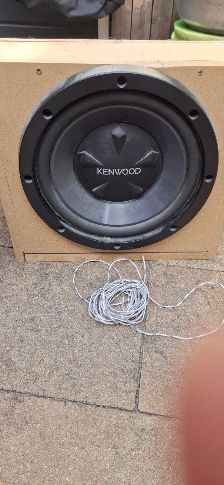 kenwood subwoofer, Auto diversen, Autospeakers, Ophalen, Gebruikt