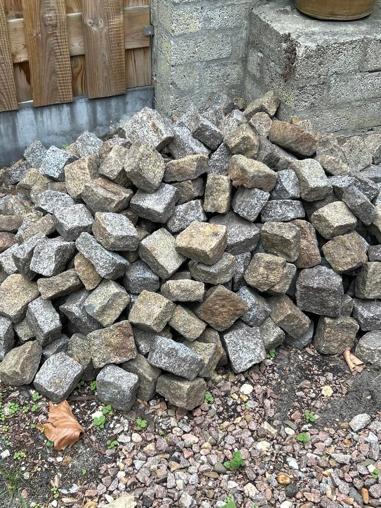 Verschillende stenen voor tuin of bestrating, Tuin en Terras, Ophalen, Overige materialen, Gebruikt, Kei