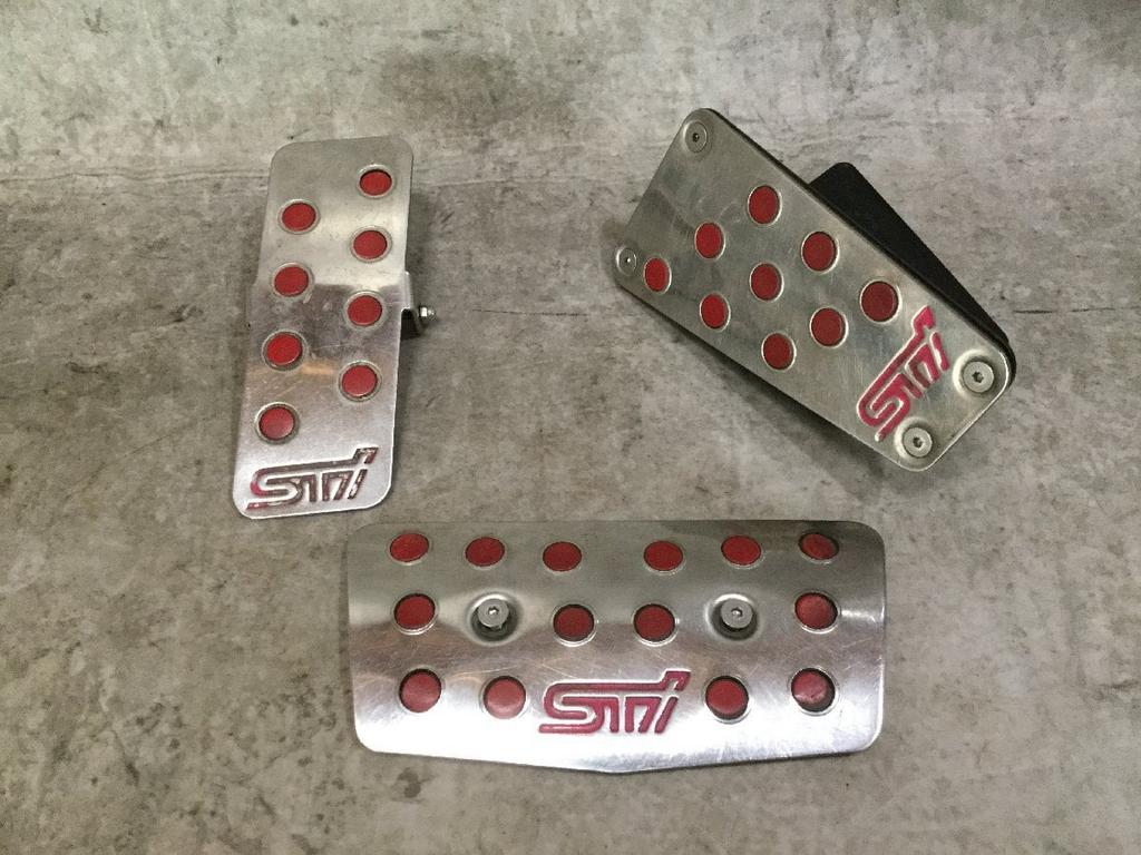 Subaru STI AT Pedal Set Covers, Ophalen of Verzenden
