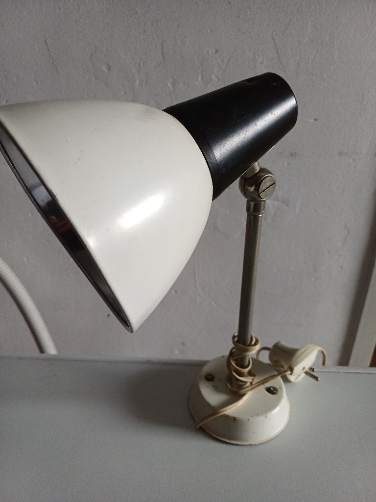 Vintage Bureaulamp Mid-Century, Huis en Inrichting, Bureaulamp, Gebruikt, Vintage, 30 cm